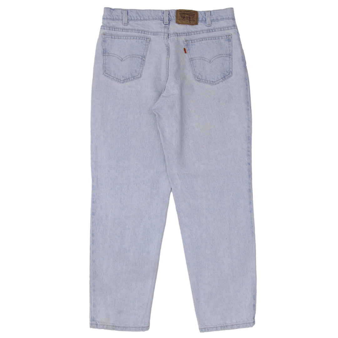 Vintage Levi Strauss 550 Orange Tab Jeans Made In USA Husky Youth - Fashion Rerun Vintage Migration_Pants