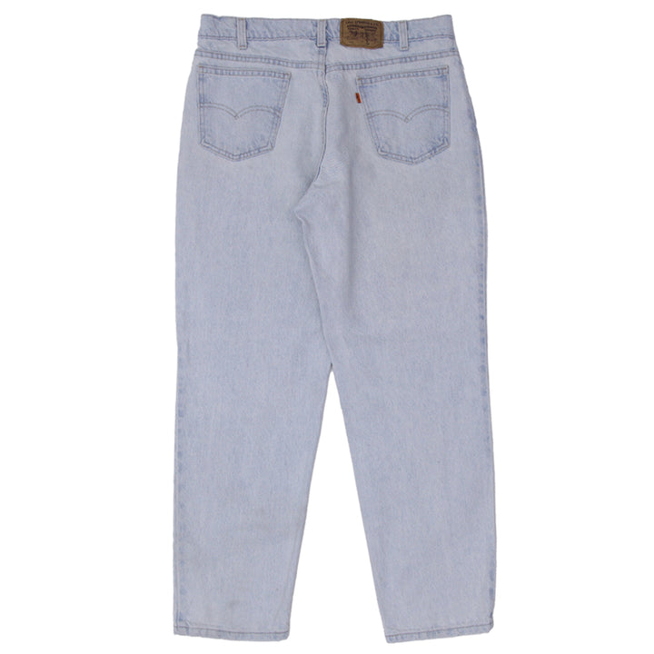 Vintage Levi Strauss 550 Orange Tab Jeans Made In USA Husky Youth - Fashion Rerun Vintage Migration_Pants