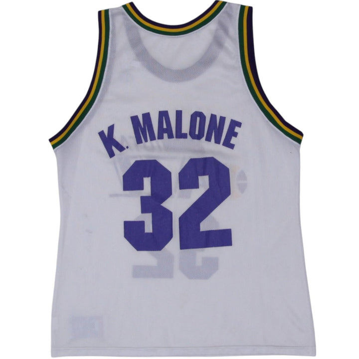 Vintage Champion NBA Utah Jazz #32 K. Malone Basketball Jersey