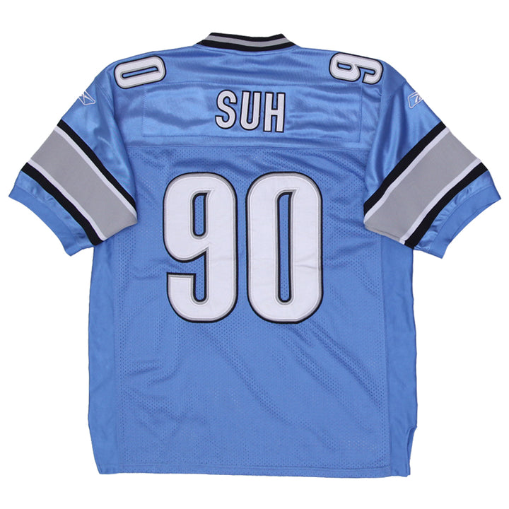 Mens NFL Players Ndamukong Suh #90 Detroit Lions Jersey