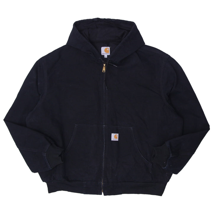 Mens Carhartt J131BLK Full Zip Hooded Jacket