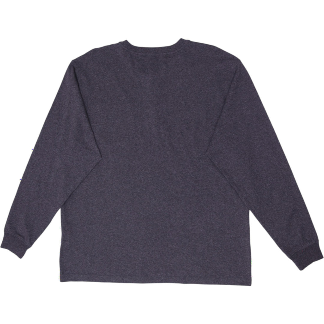 Mens Carhartt K128 Henley Long Sleeve T-Shirt Size L