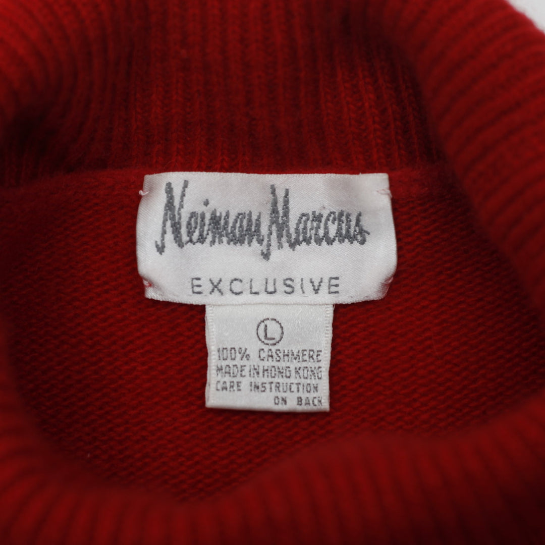 Vintage Ladies Neiman Marcus Exclusive 100% Cashmere Turtleneck Sweater Size L
