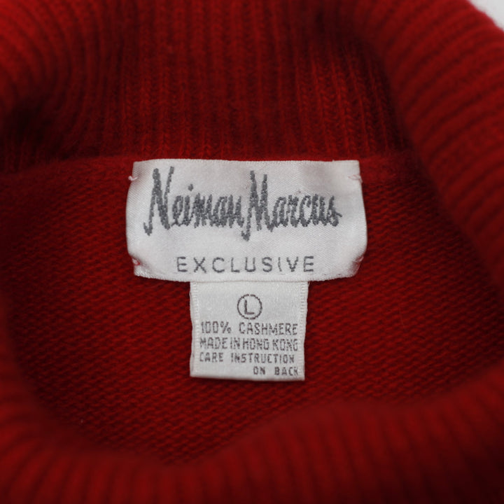 Vintage Ladies Neiman Marcus Exclusive 100% Cashmere Turtleneck Sweater Size L