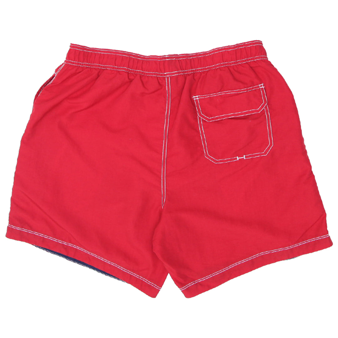 Mens Tommy Hilfiger Swim Shorts Red - Fashion Rerun Vintage Migration_Shorts