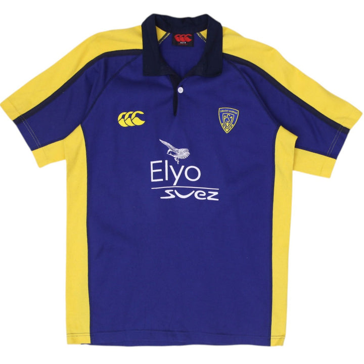 Vintage Mens 2006/07 Canterbury ASM Clermont Auvergne Elyo Suez Rugby T-Shirt