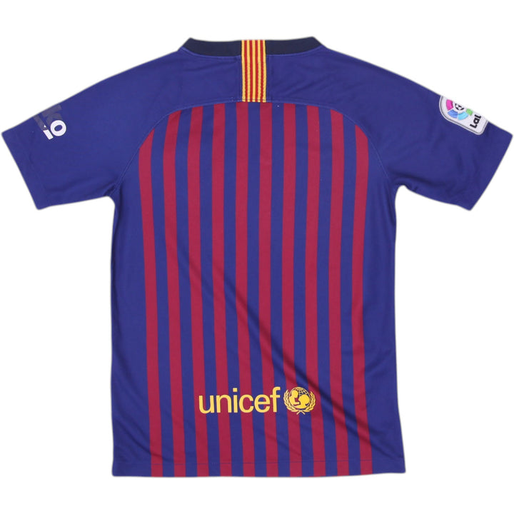 2018-2019 Nike FC Barcelona La Liga Home Jersey Boys M | Migration_Jerseys - Side View | Fashion Rerun