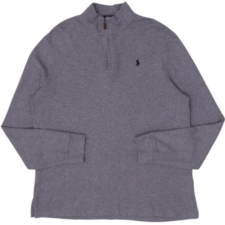 Mens Polo Ralph Lauren Estate Rib Quarter Zip Sweater