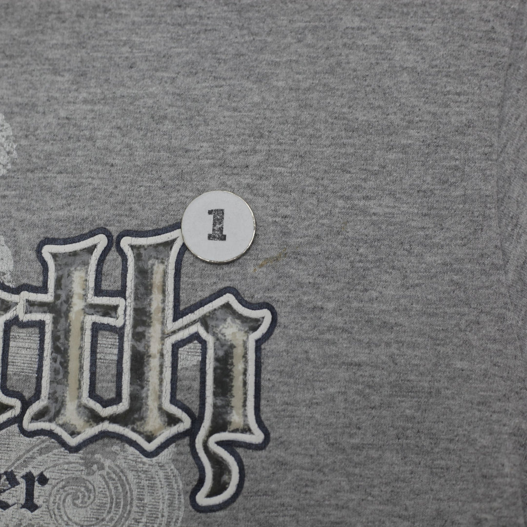 Y2K Mens South Signature Series Gothic Graphic Ringer T-Shirt Size M