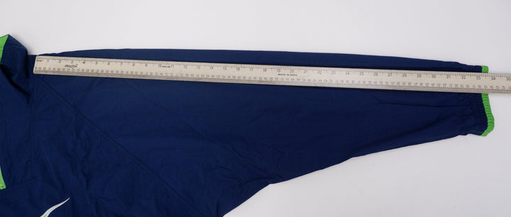 Vintage Mens Nike Windbreaker Navy Blue Swoosh Pullover