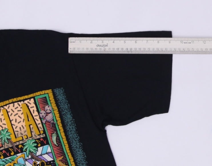 Vintage 1989 Cafe L.A. Power Lunch Specials Black Single Stitch T-Shirt Size XL | Migration_T-Shirts - View 8 | Fashion Rerun