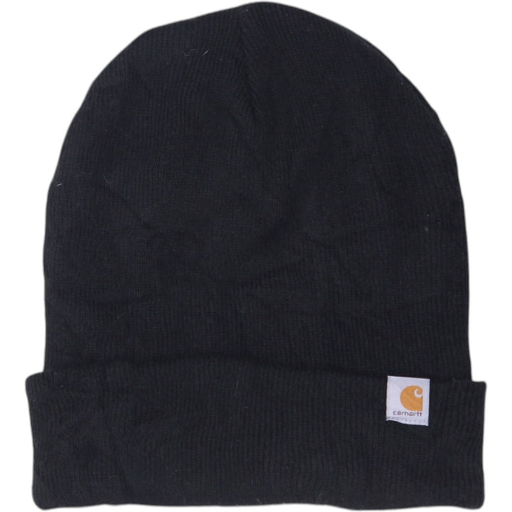 Mens Carhartt 104540 BLK One Size Fits All Cuff Knit Beanie