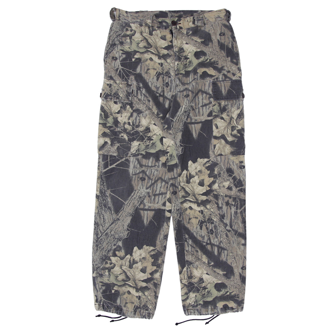 Mens Golden Retriever Mossy Oack Forest Camo Cargo Pants - Fashion Rerun Vintage Migration_Pants