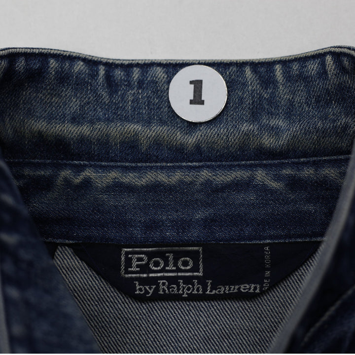 Vintage Mens Polo Ralph Lauren Trucker Denim Jacket Size | Migration_Jackets - Alternate View | Fashion Rerun