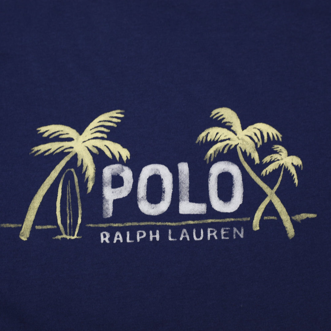 Youth Boys Polo Ralph Lauren Surf Graphic Ringer T-Shirt Size XL