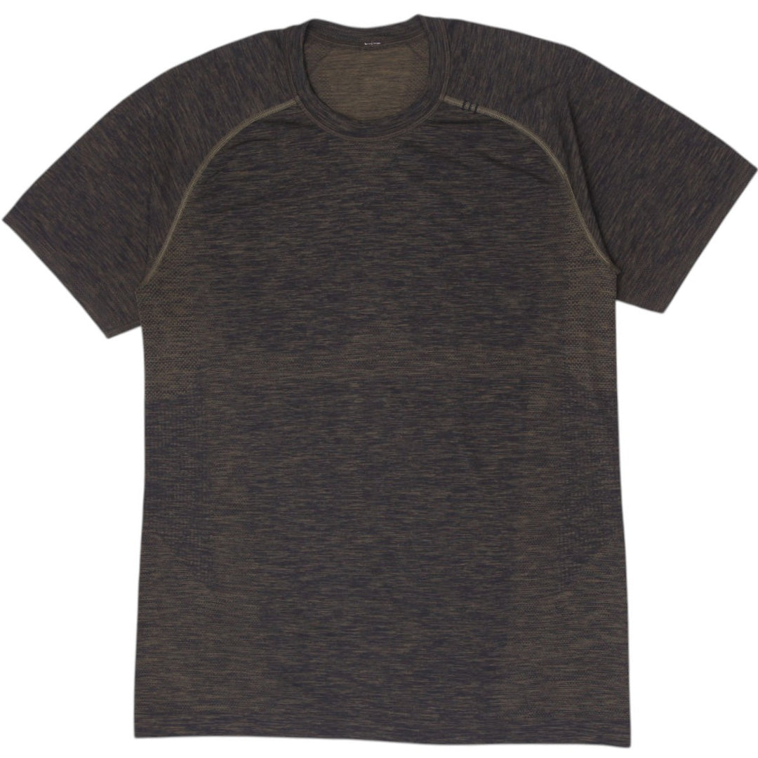Mens Lululemon Metal Vent Tech Short Sleeve T-Shirt Olive Green Size M