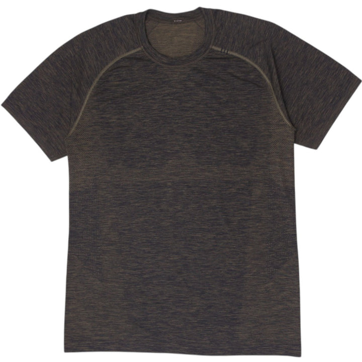 Mens Lululemon Metal Vent Tech Short Sleeve T-Shirt Olive Green Size M