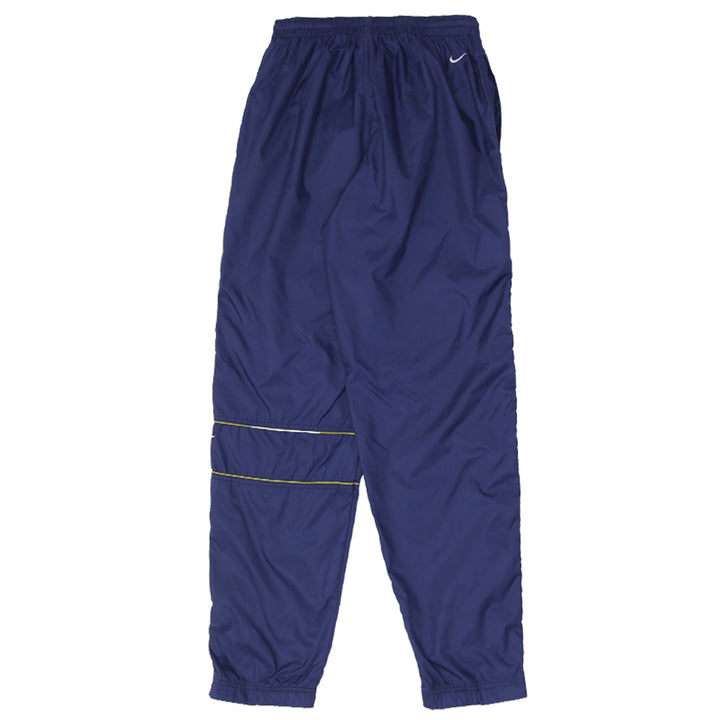 Vintage 90's Nike Swoosh Embroidered Nylon Track Pants Navy Size S - Fashion Rerun Vintage Migration_Pants