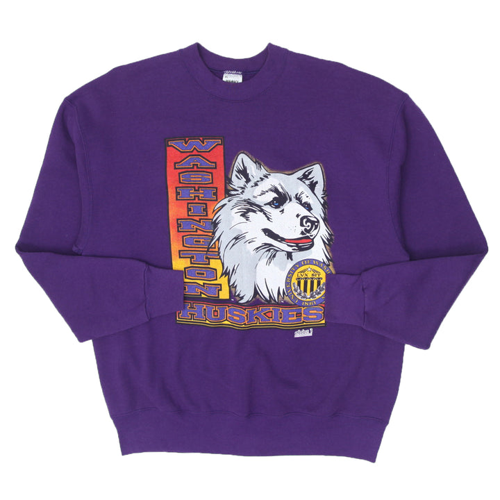 Vintage Washington Huskies NCAA Crewneck Sweatshirt Made in USA