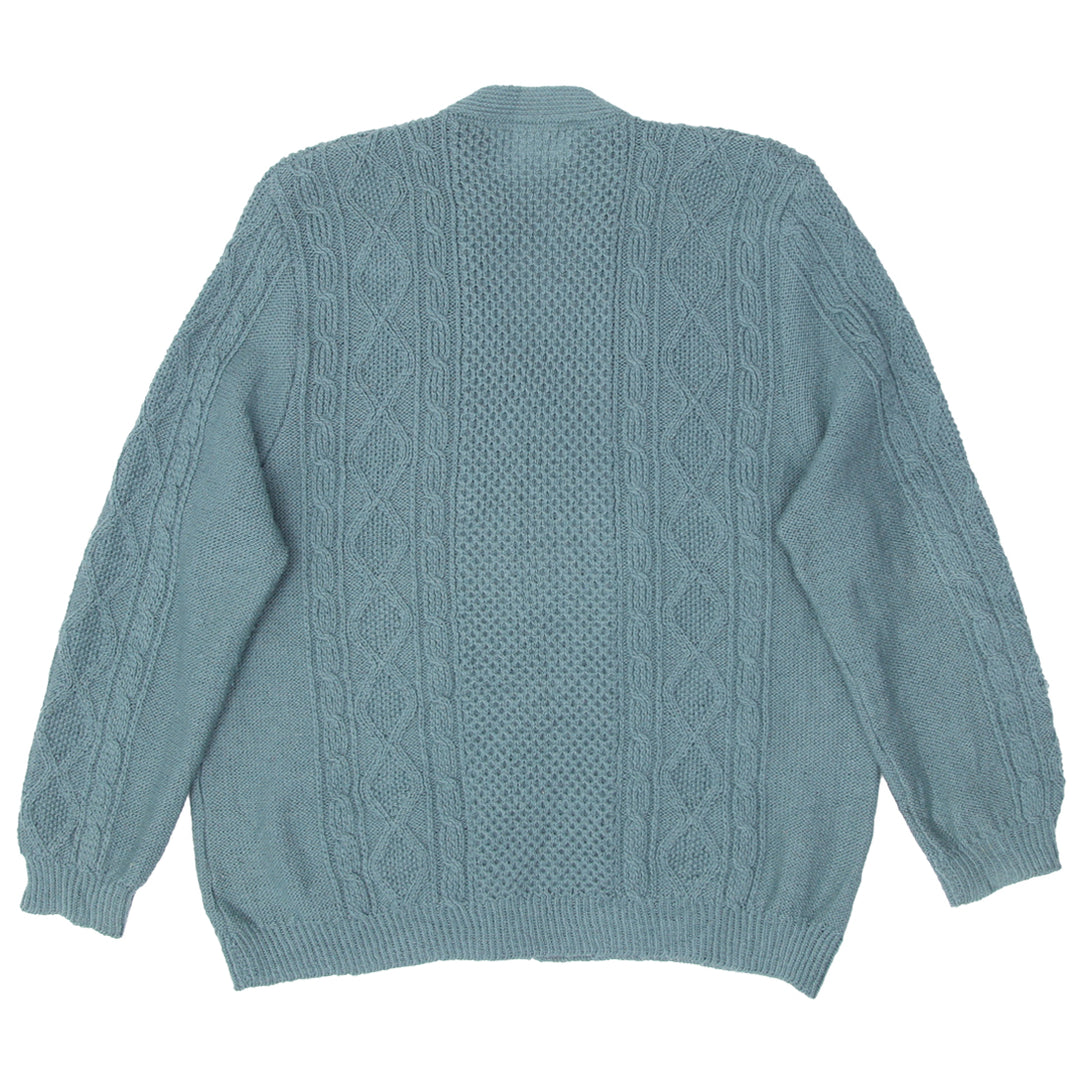 Vintage Knitted Cardigan Sweater Green - Fashion Rerun Vintage Migration_Sweaters
