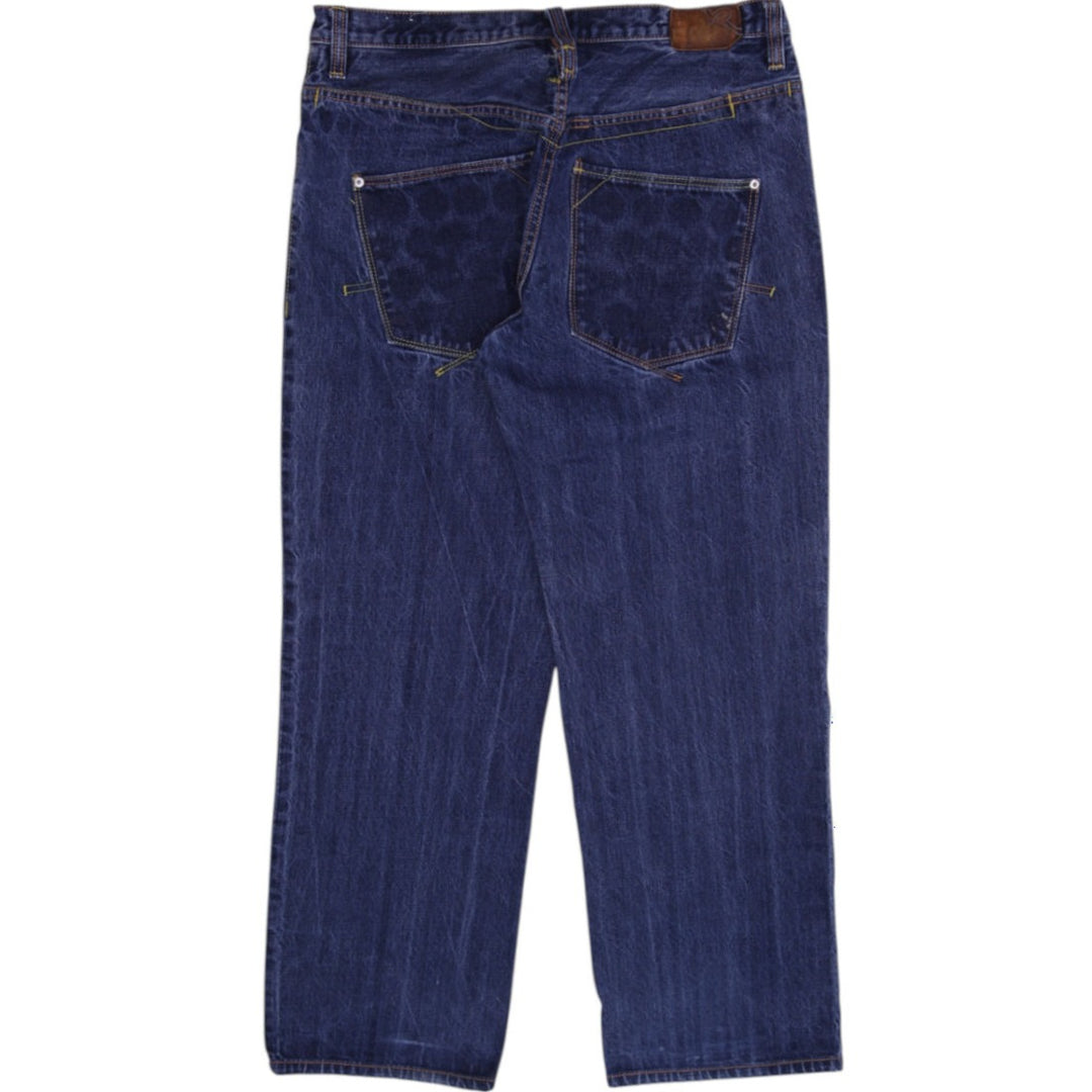 Mens Rocawear Baggy Wide Leg Straight Fit Jeans Size 36