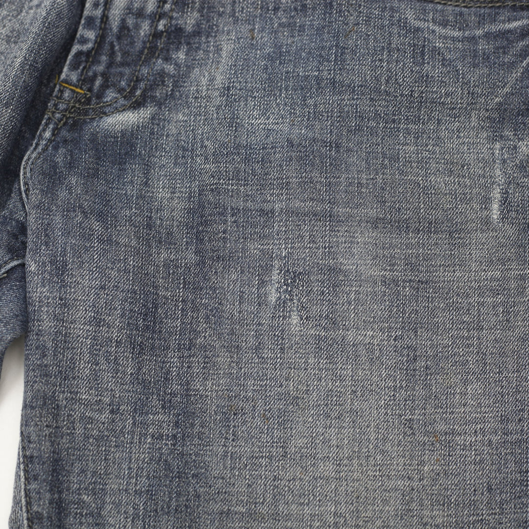 Mens Flypaper Bootcut Faded Blue Denim Jeans Size W33 x L32