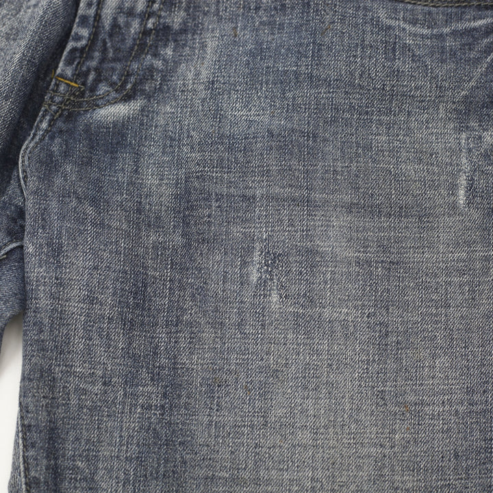 Mens Flypaper Bootcut Faded Blue Denim Jeans Size W33 x L32