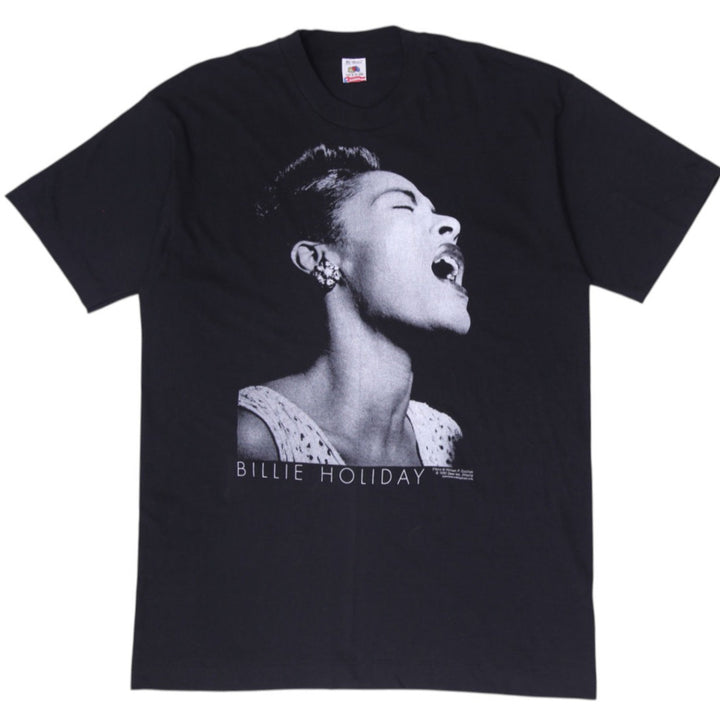 Vintage 1990 Gear Inc Billie Holiday William P Gottlieb Concert T-Shirt Size XL