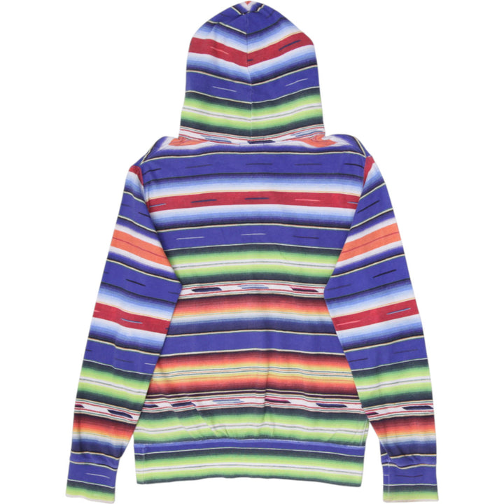 Mens Polo Ralph Lauren Serape Blanket Stripe Fleece Hoodie Size Medium