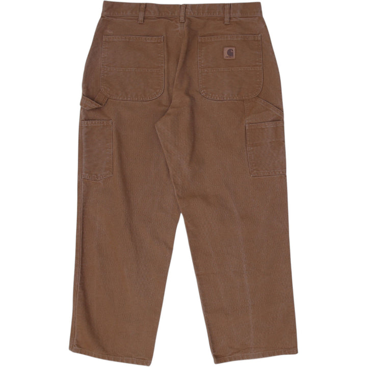 Mens Carhartt B11-BRN Loose Fit Workwear Pants Size 36 x 30