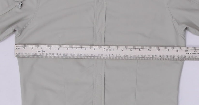 Ladies Nike ACG Shirt Beige Dri-Fit Long Sleeve Blouse S