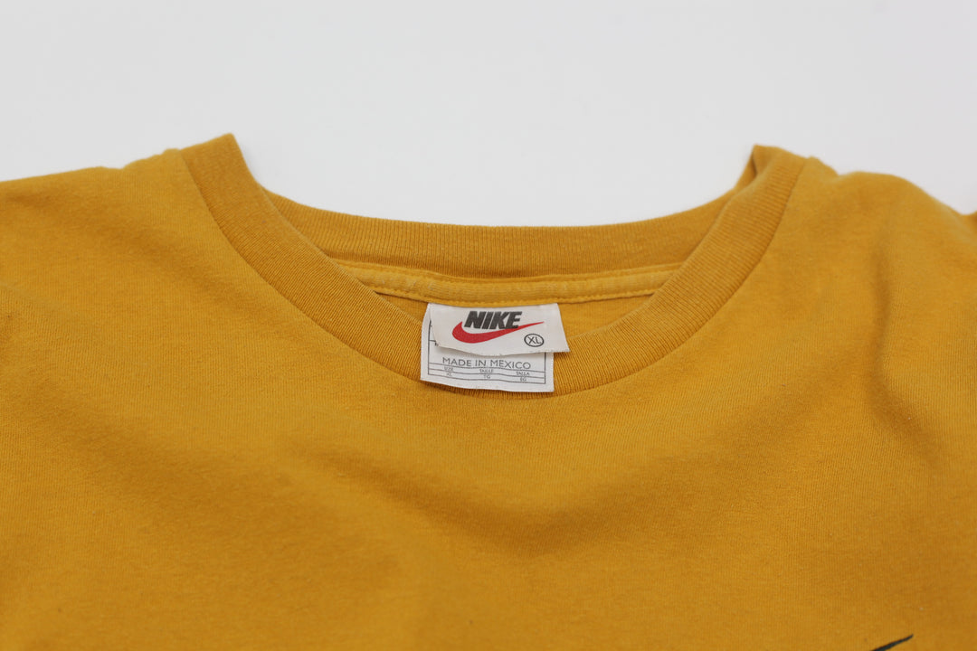 90's Vintage Nike Swoosh Embroidered Crewneck T-Shirt XL