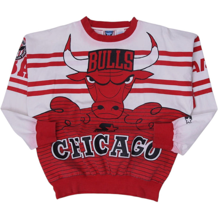 Vintage 90s Starter Chicago Bulls Pullover Jacket L | Migration_Jackets | Fashion Rerun