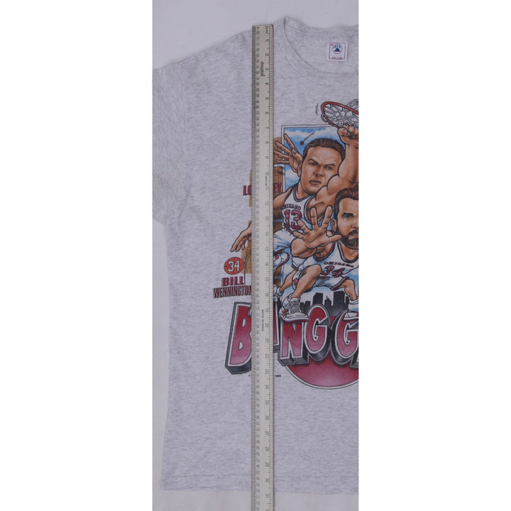 Vintage 90s Delta "Bang Gang" Chicago Bulls Caricature XL Made In USA | Migration_T-Shirts - View 12 | Fashion Rerun