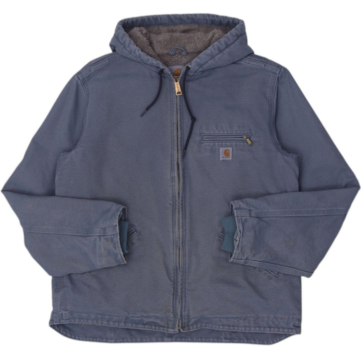 Ladies Carhartt WJ141-131 Sandstone Duck Sherpa Lined Sierra Hooded Jacket M | Migration_Jackets WW Collectio | Fashion Rerun
