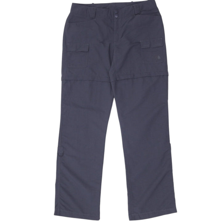 Ladies The North Face Gray Convertible Outdoor Hiking Pants Size 14 | Migration_Pants | Fashion Rerun