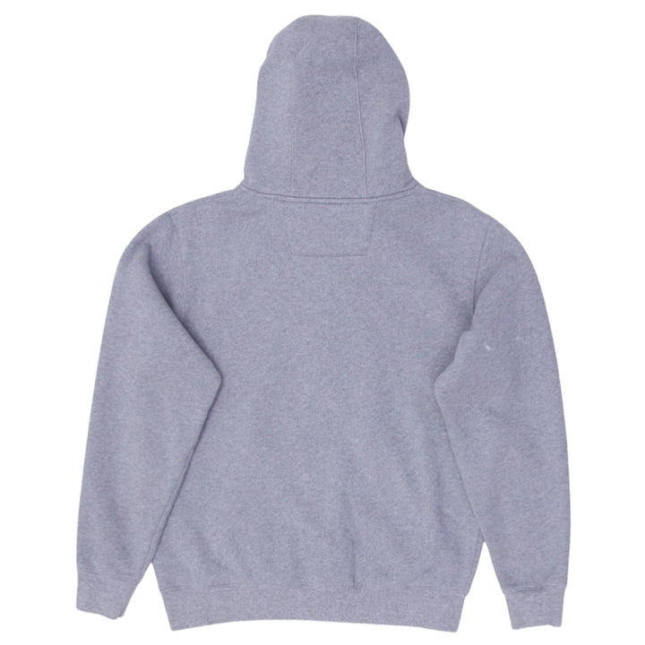 Mens Embroidered CAT Logo Gray Pullover Hoodie