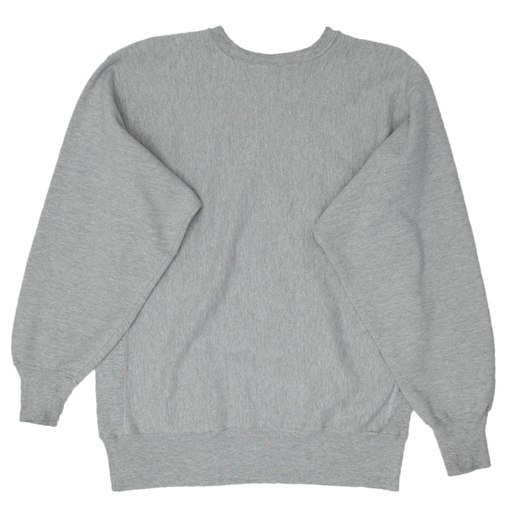 Vintage Champion Logo Reverse Weave Gray Sweatshirt
