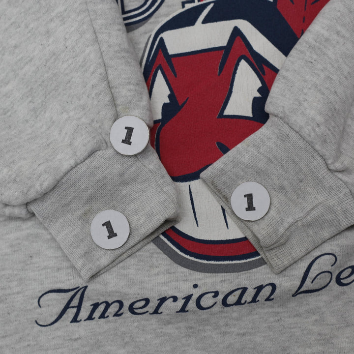 Vintage 1996 Cleveland Indians MLB Vintage Sweatshirt Size XL | Migration_Sweatshirts - View 6 | Fashion Rerun