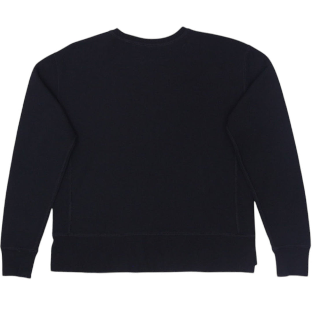 Ladies Polo Ralph Lauren Black Crewneck Sweatshirt Small