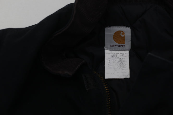 Carhartt Arctic Quilt Lined C03 BLK Distressed Vintage 90s