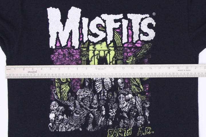 Mens Misfits Earth AD Graphic Band T-Shirt Size L