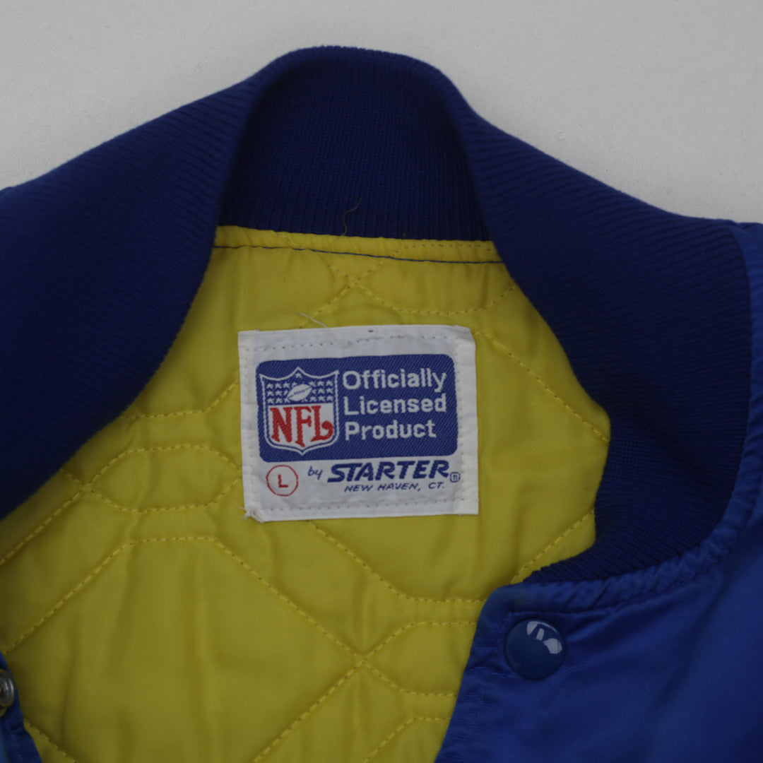 Vintage Starter NFL Los Angeles Chargers Bomber Jacket Size L, Made In USA - Fashion Rerun Vintage Migration_Jacket