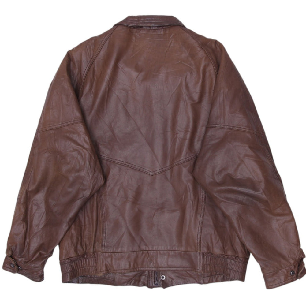 Vintage Casual Coat Leather Jacket Size L | Migration_Jackets - Side View | Fashion Rerun