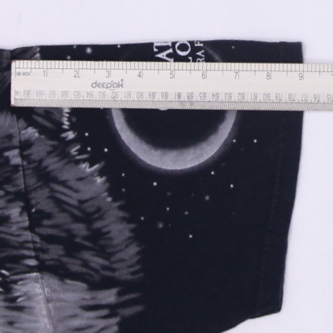 Vintage Mens Liquid Blue T-Shirt Black Wolf Graphic Cotton | Migration_T-Shirts - View 9 | Fashion Rerun