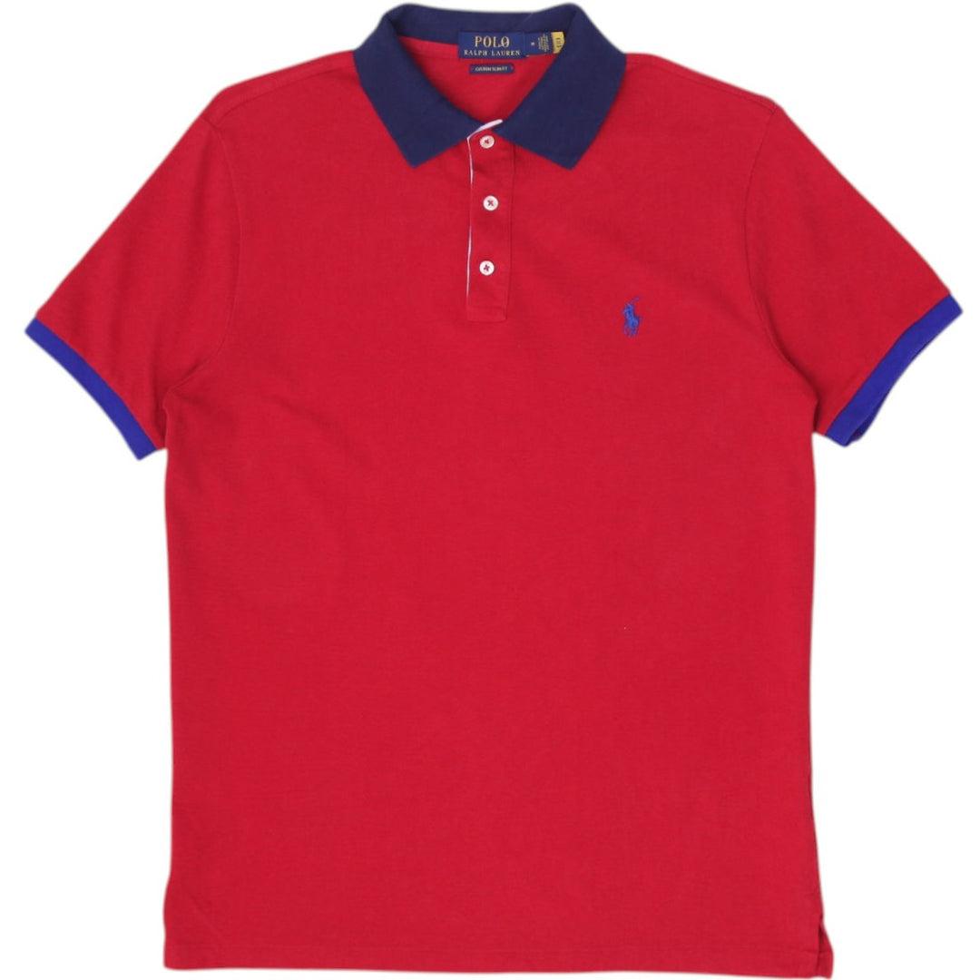 Polo Ralph Lauren Custom Slim Fit Blue Details Shirt Size M | Migration_T-Shirts | Fashion Rerun