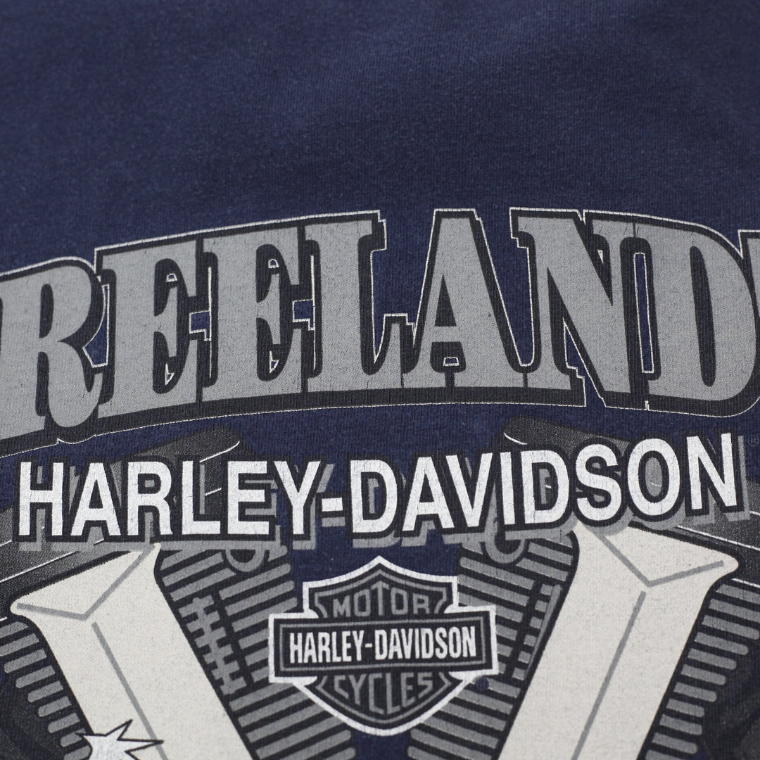 Vintage Harley-Davidson Flames Long Sleeve T-Shirt Size L | Migration_T-Shirts - View 7 | Fashion Rerun