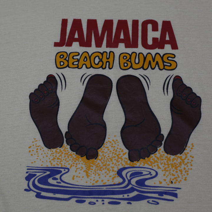 Vintage Mens Sun Island Jamaica Beach Bums Souvenir T-Shirt