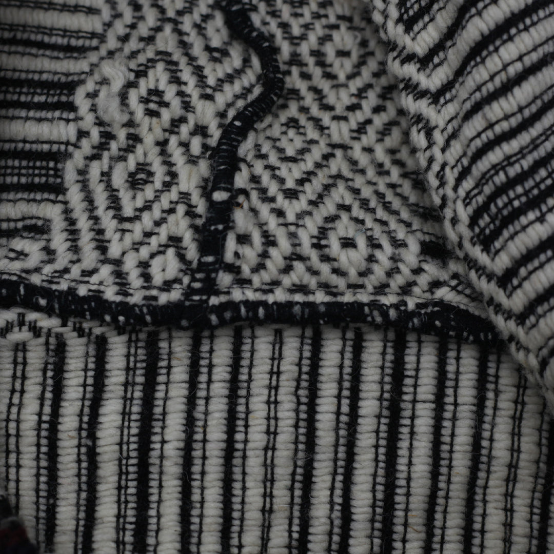 Vintage Hand-Knit Hooded Baja Sweater Jacket Button Front - Fashion Rerun Vintage Migration_Sweaters