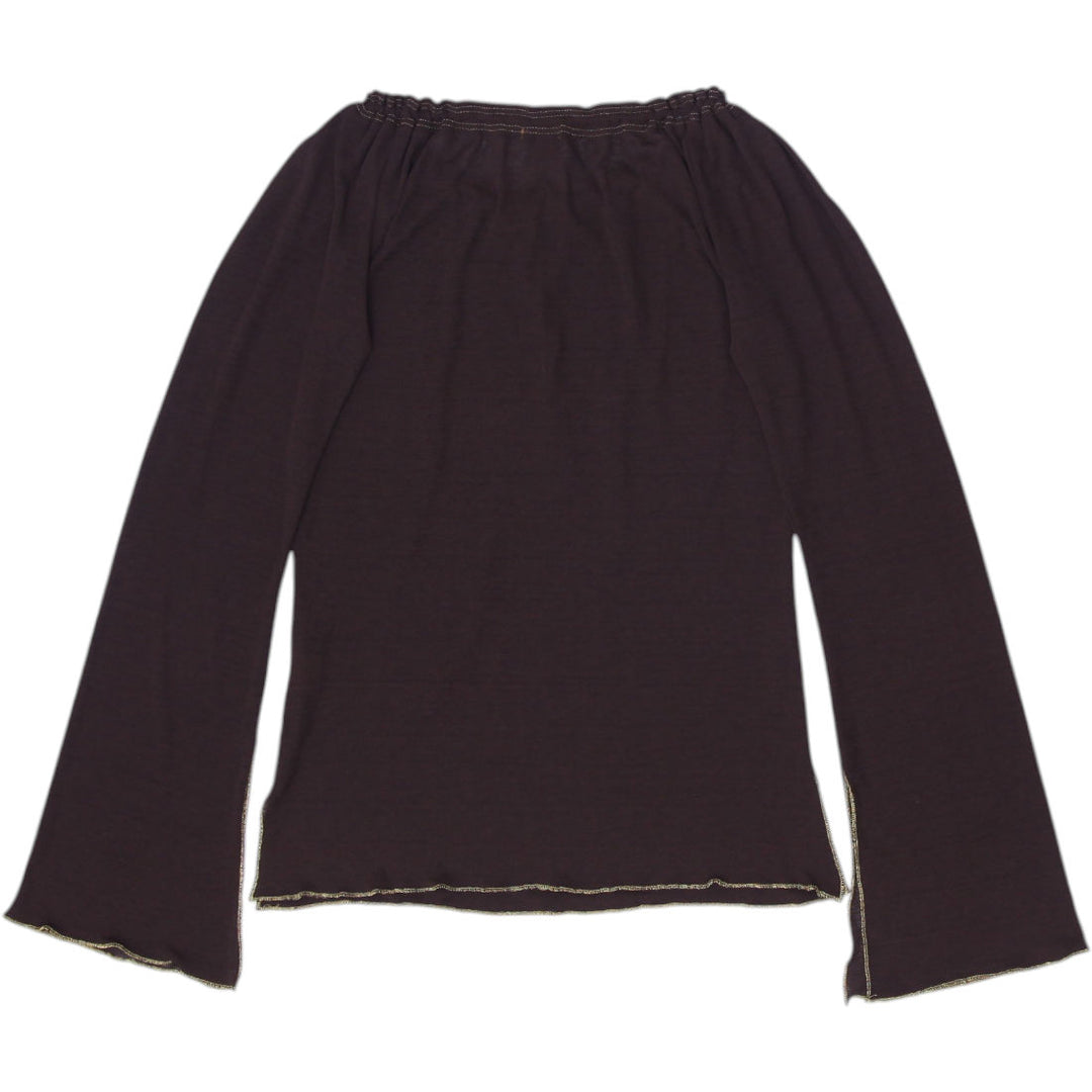 Y2K Ladies Arden B Embroidered Boho Top Size S